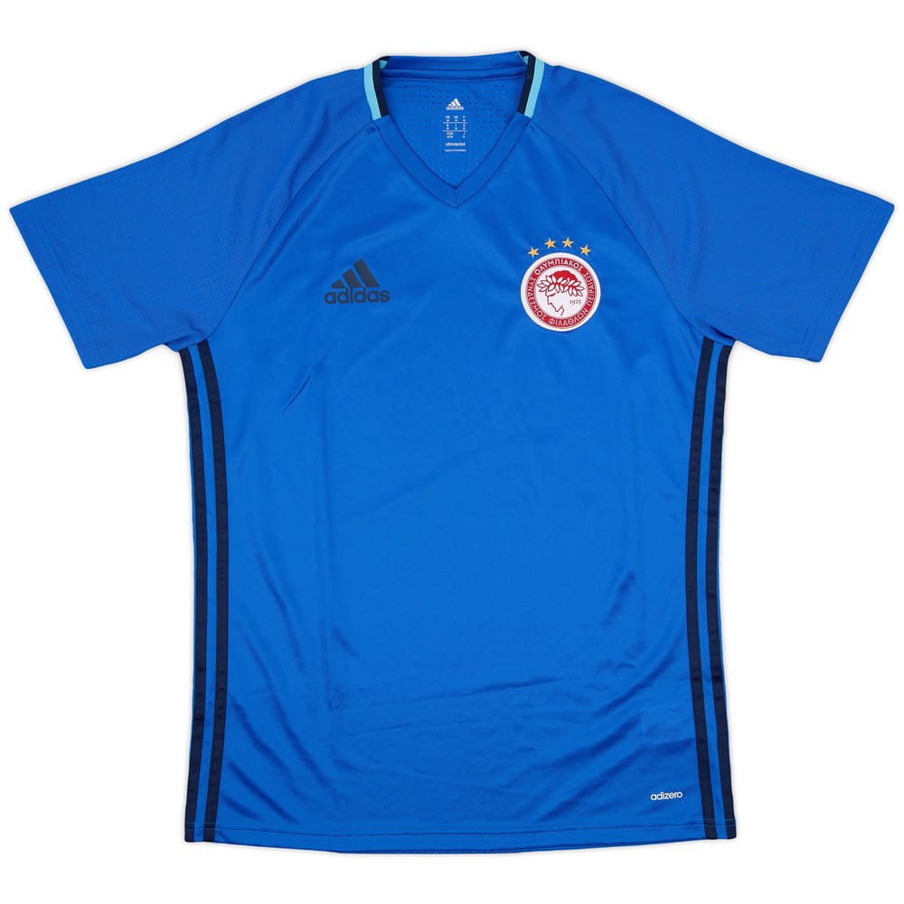 2016-17 Olympiacos adizero Training Shirt - 9/10 - (M)