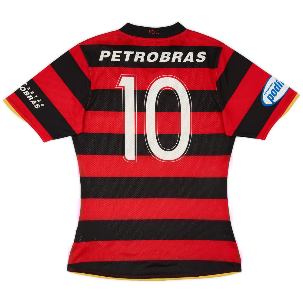 2008 Flamengo Home Shirt #10 - 7/10 - (S)