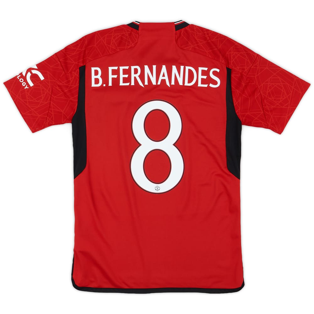 2023-24 Manchester United Home Shirt B.Fernandes #8 - 9/10 - (S)