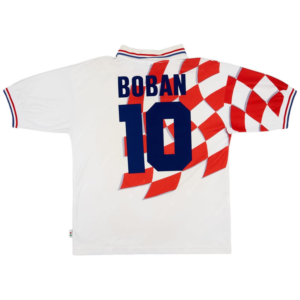1998-01 Croatia Home Shirt Boban #10 - 8/10 - (XL)