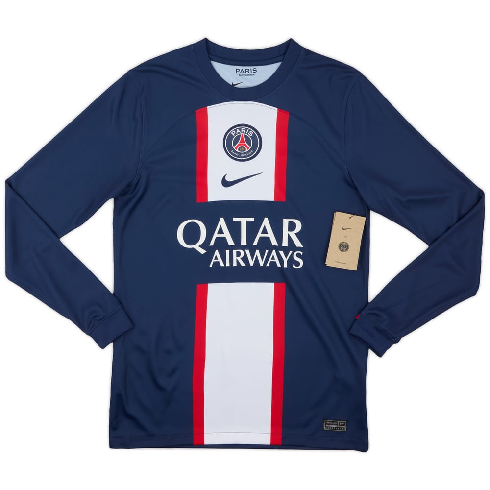 2022-23 Paris Saint-Germain Home L/S Shirt (S)