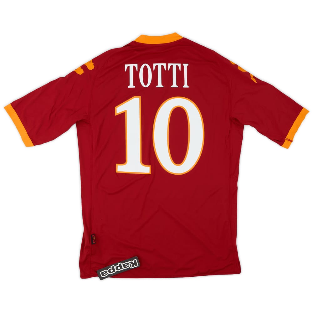 2009-10 Roma Home Shirt Totti #10 (L)