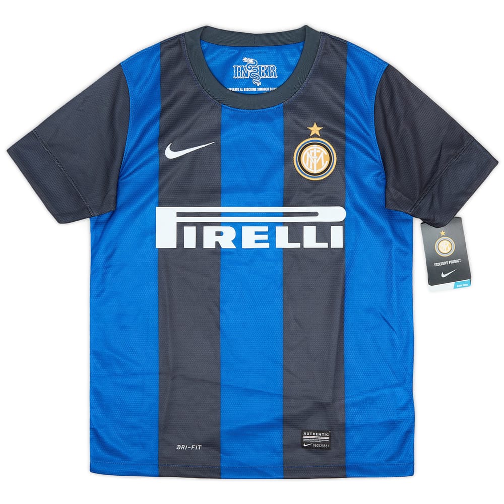 2012-13 Inter Milan Home Shirt (M.Boys)