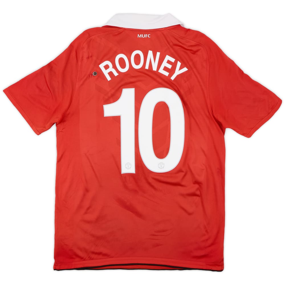 2010-11 Manchester United Home Shirt Rooney #10 - 4/10 - (M)