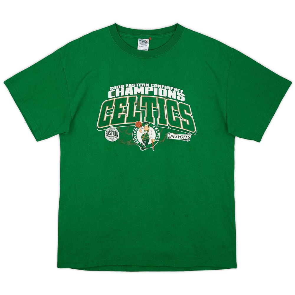 2008 Boston Celtics Eastern Conference Champions Tee - 5/10 - (L)