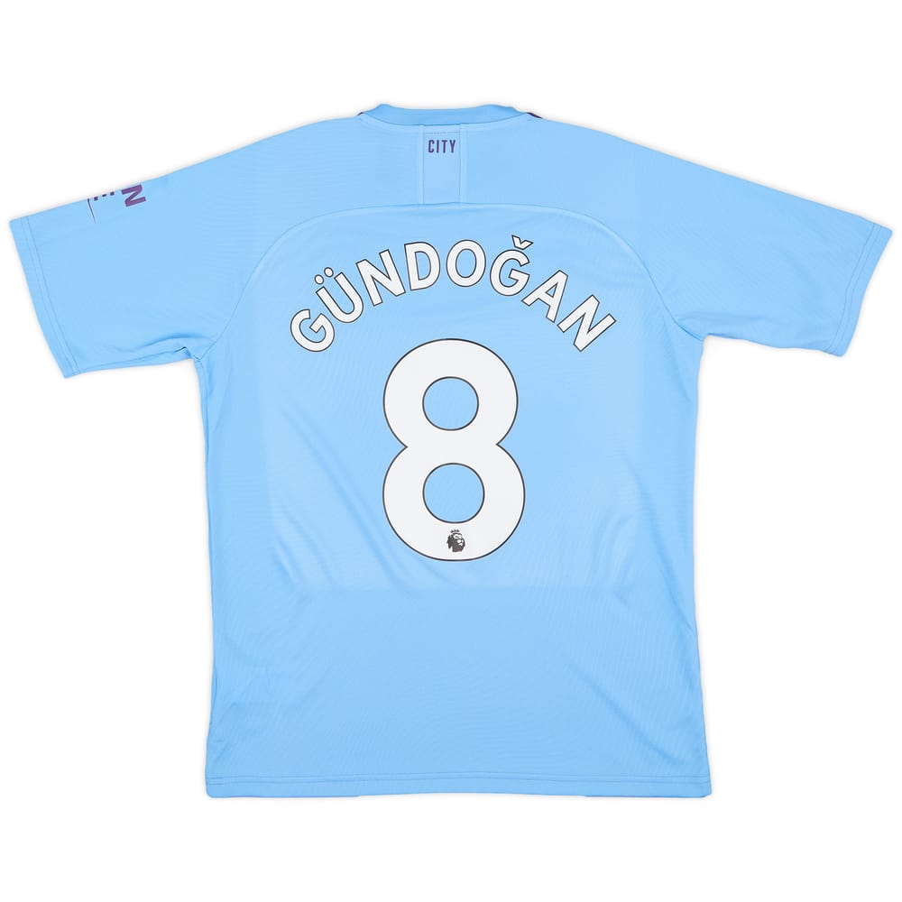 2019-20 Manchester City Home Shirt Gundogan #8 (M)