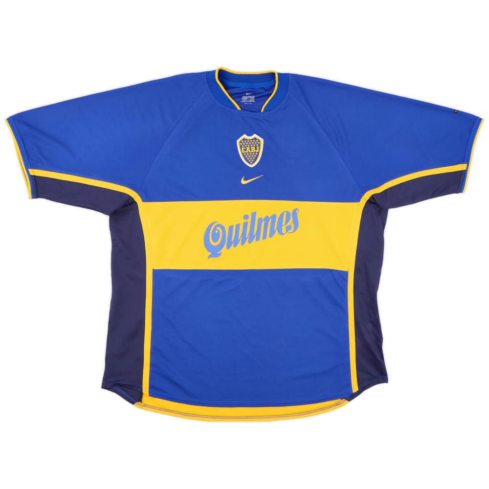 2001-02 Boca Juniors Home Shirt - 9/10 - (XL)