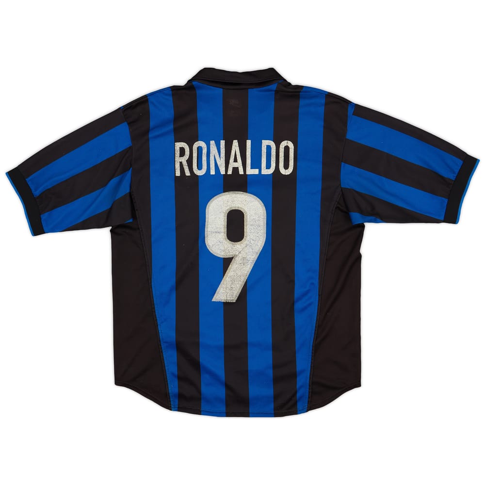 1998-99 Inter Milan Home Shirt Ronaldo #9 - 5/10 - (M)