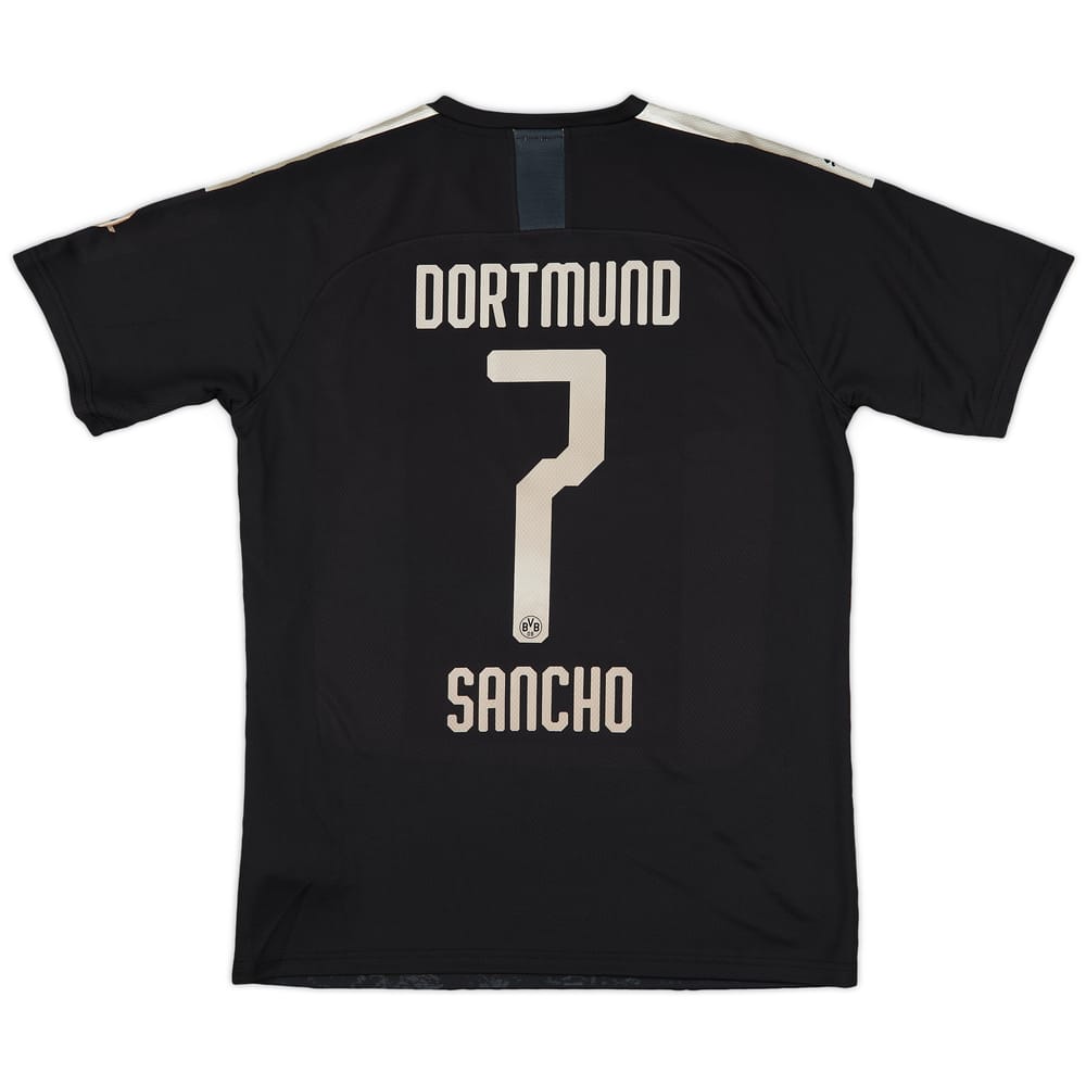 2019-20 Borussia Dortmund Player Issue Away Shirt Sancho #7 (L)