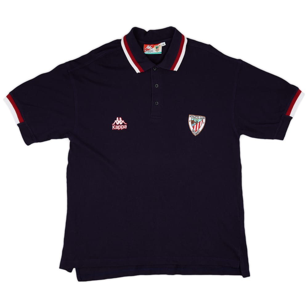 1992-93 Athletic Bilbao Kappa Polo Shirt - 8/10 - (XL)