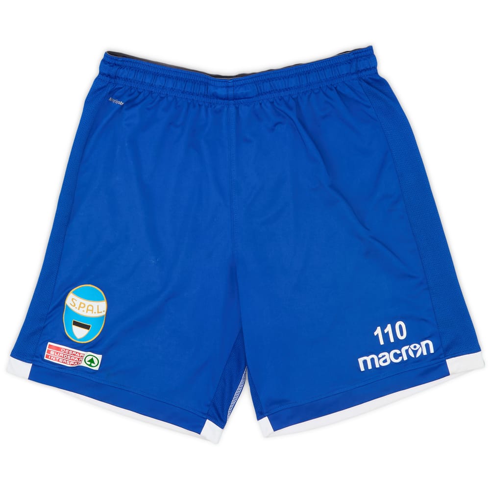 2017-18 SPAL Macron Player Issue Training Shorts #110 - 6/10 - (L)