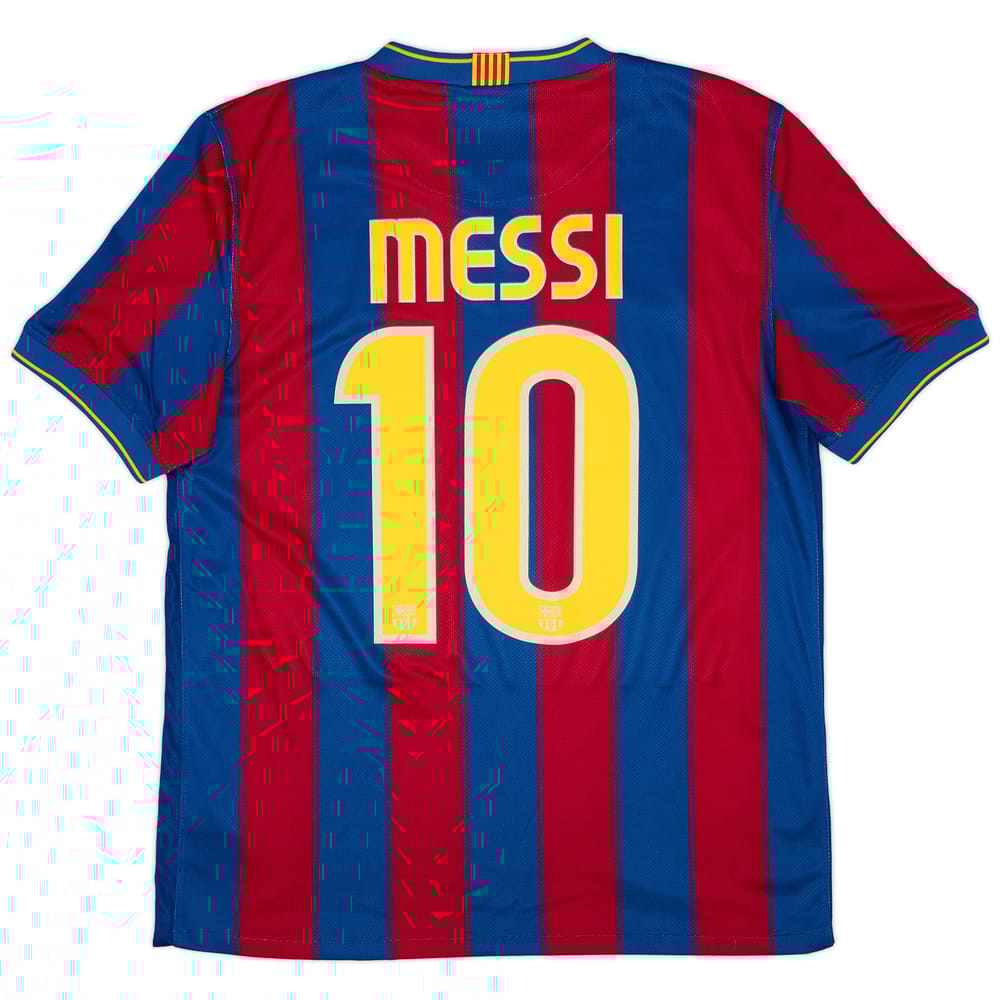 2009-10 Barcelona Home Shirt Messi #10 - 9/10 - (M)