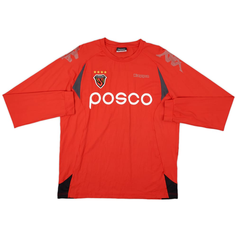 2009-10 Pohang Steelers Kappa Training L/S Shirt - 9/10 - (XXL)