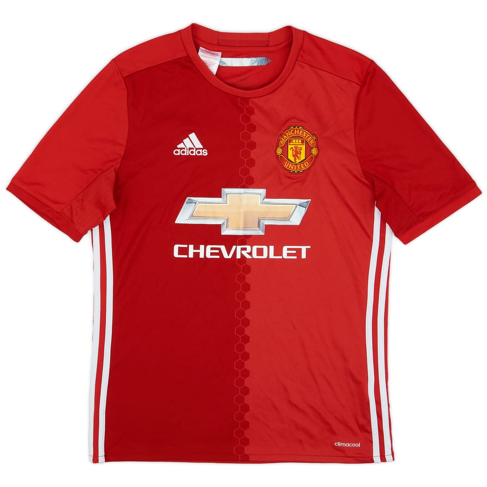 2016-17 Manchester United Home Shirt - 6/10 - (L.Boys)