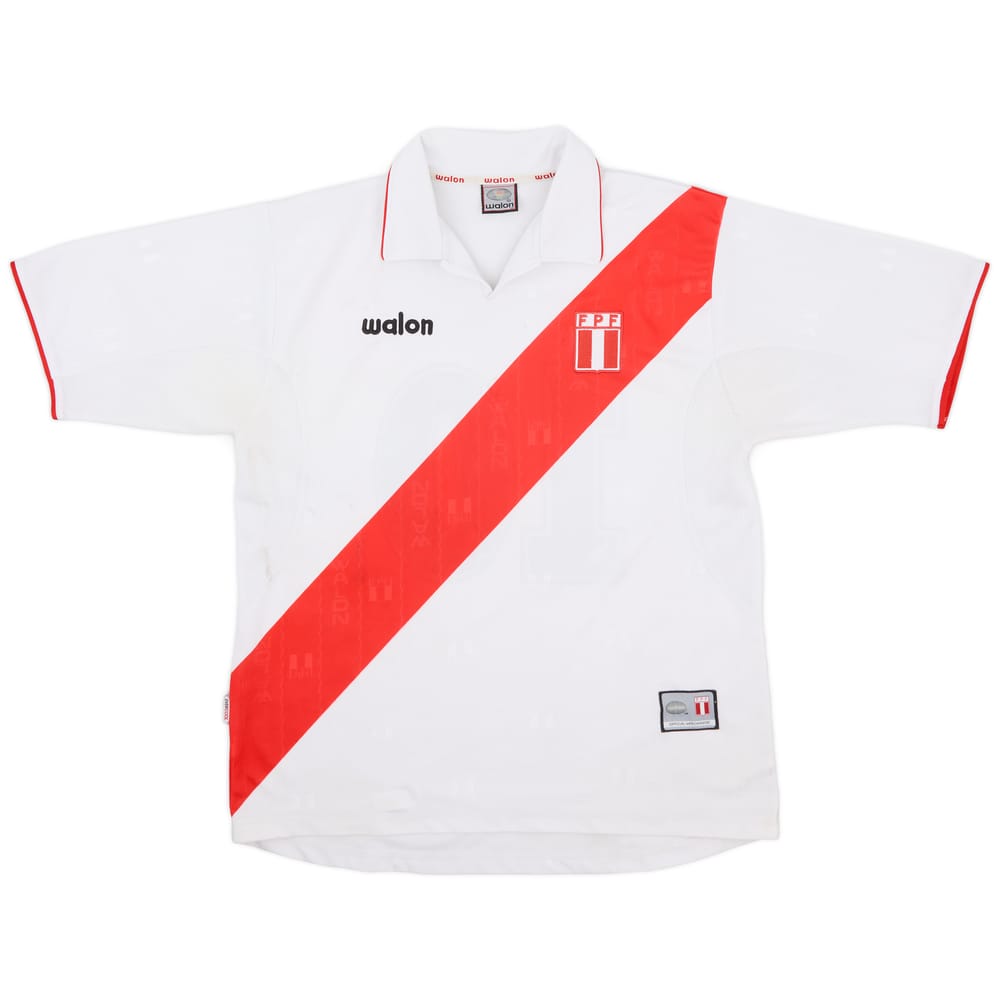 2002 Peru Home Shirt #10 - 5/10 - (XL)