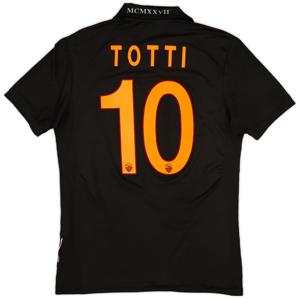 2013-14 Roma Third Shirt Totti #10 - 9/10 - (M)