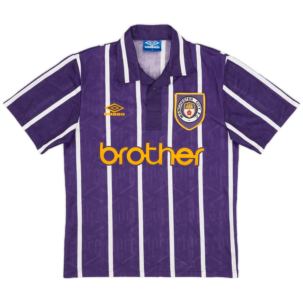 1993-94 Manchester City Away Shirt - 8/10 - (S)