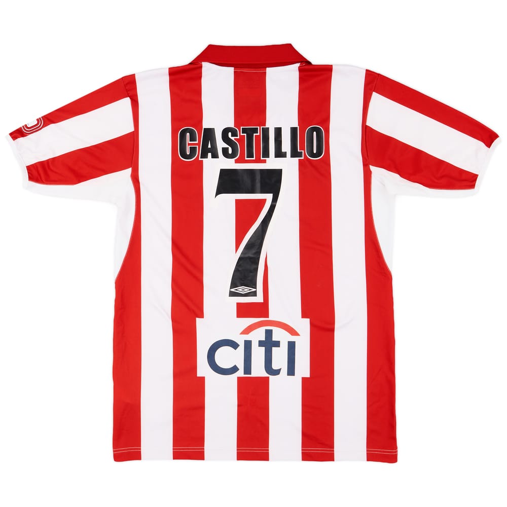 2004-05 Olympiakos Home Shirt Castillo #7 - 8/10 - (L)