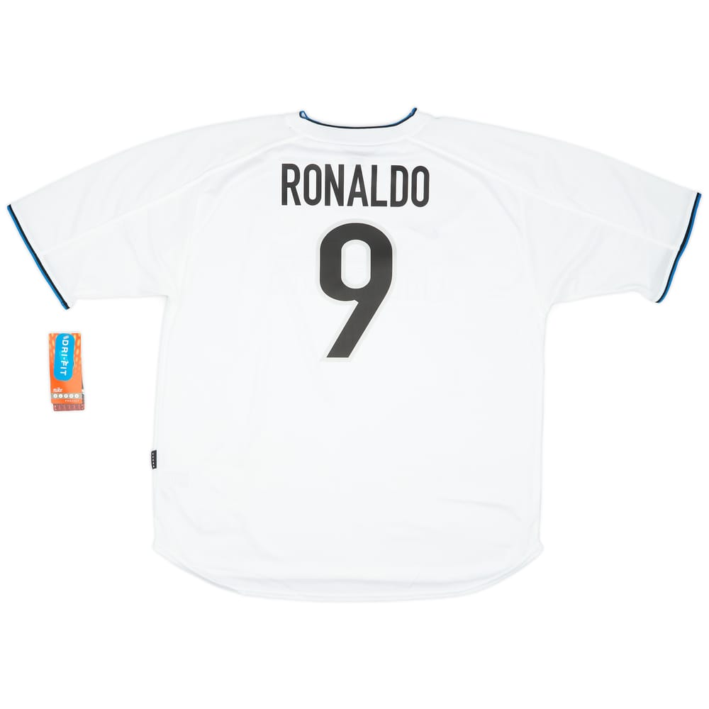 1999-00 Inter Milan Away Shirt Ronaldo #9 (XXL)
