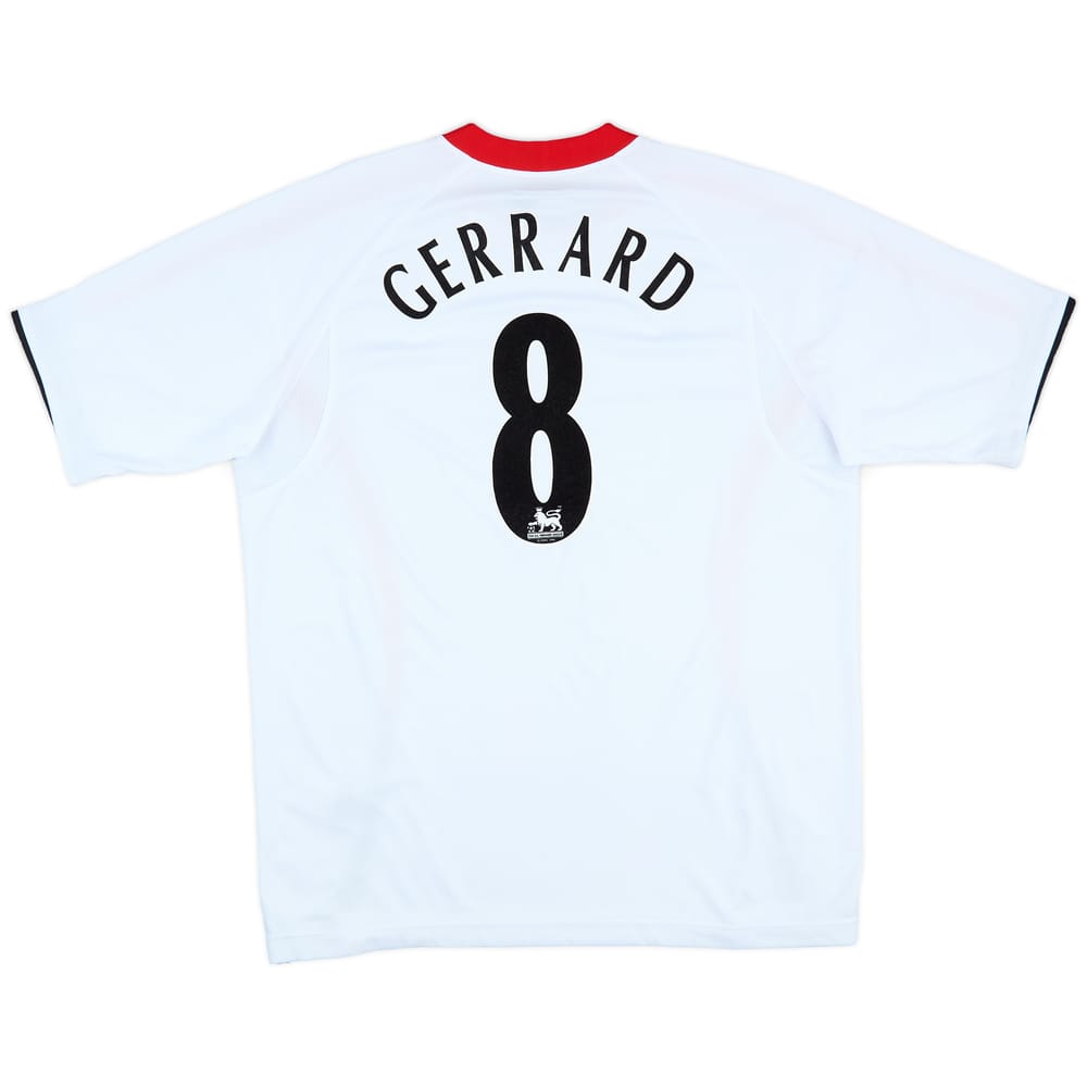2005-06 Liverpool Away Shirt Gerrard #8 - 10/10 - (L)