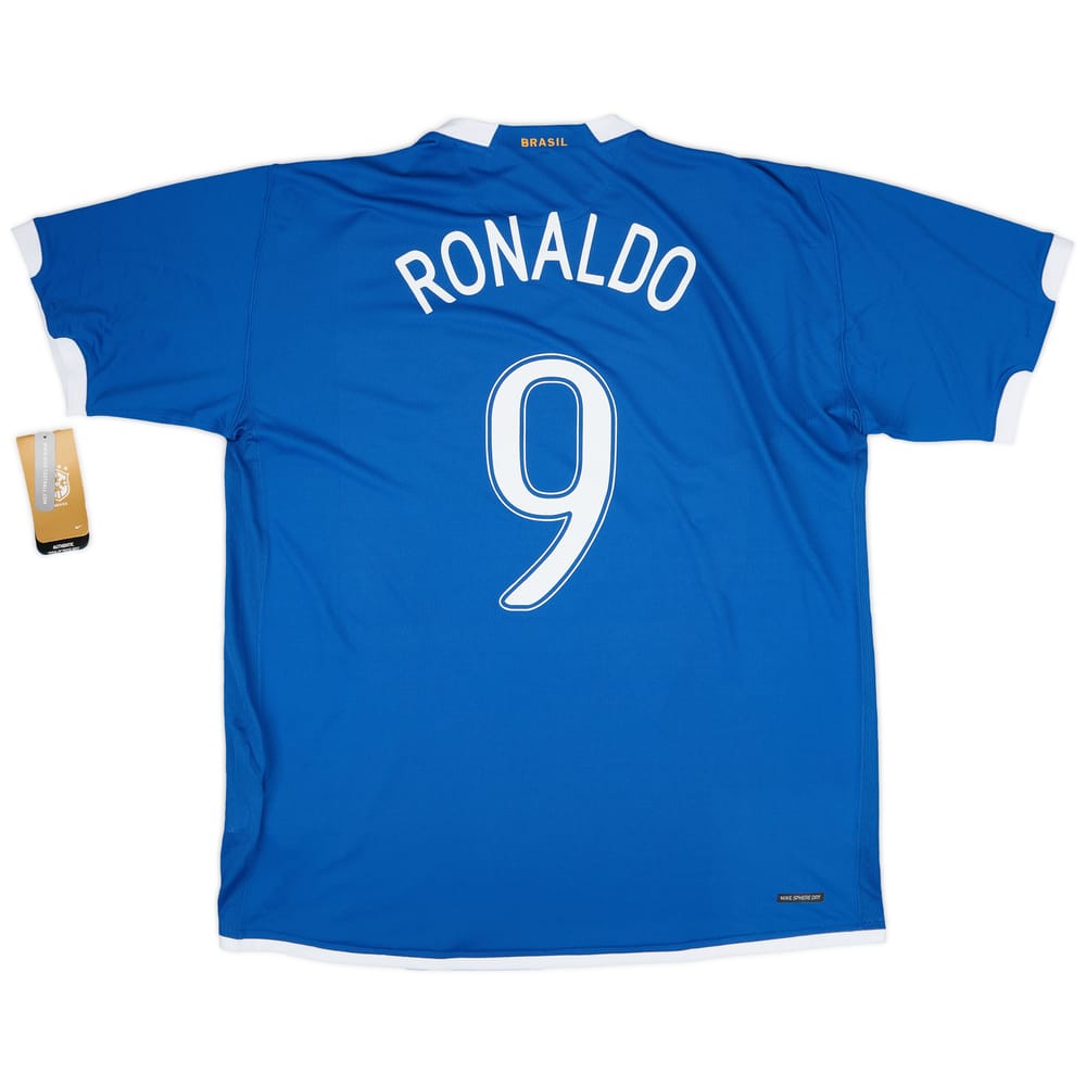 2006-07 Brazil Away Shirt Ronaldo #9 (XXL)