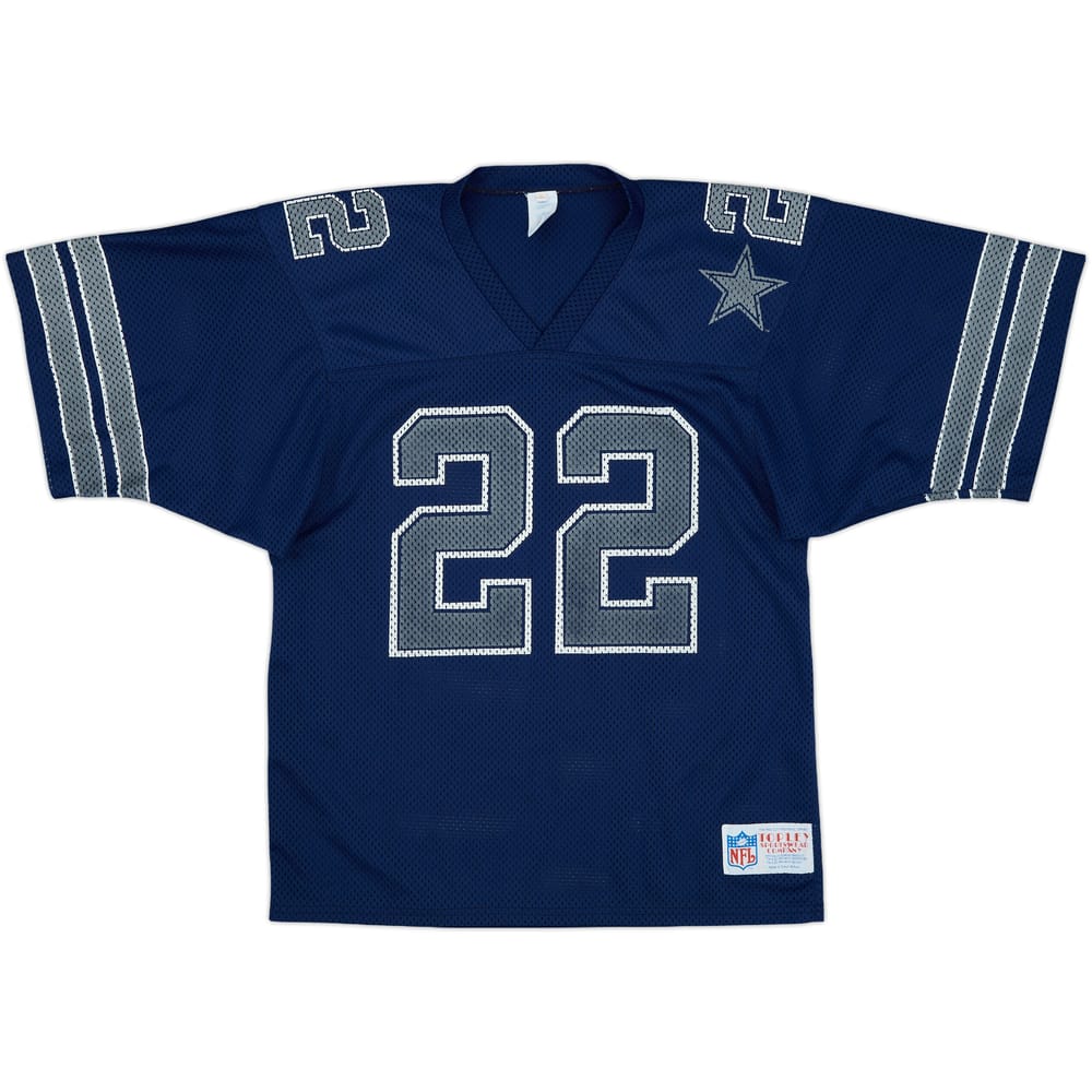 1990 Dallas Cowboys #22 Topley Sportswear Home Jersey - 8/10 - (M)
