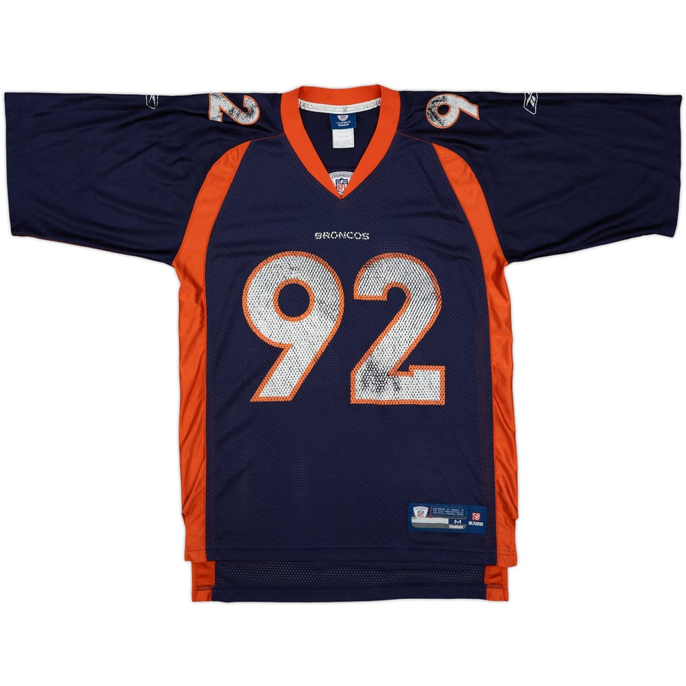 2008-11 Denver Broncos Dumervil #92 Reebok On Field Home Jersey - 4/10 - (M)