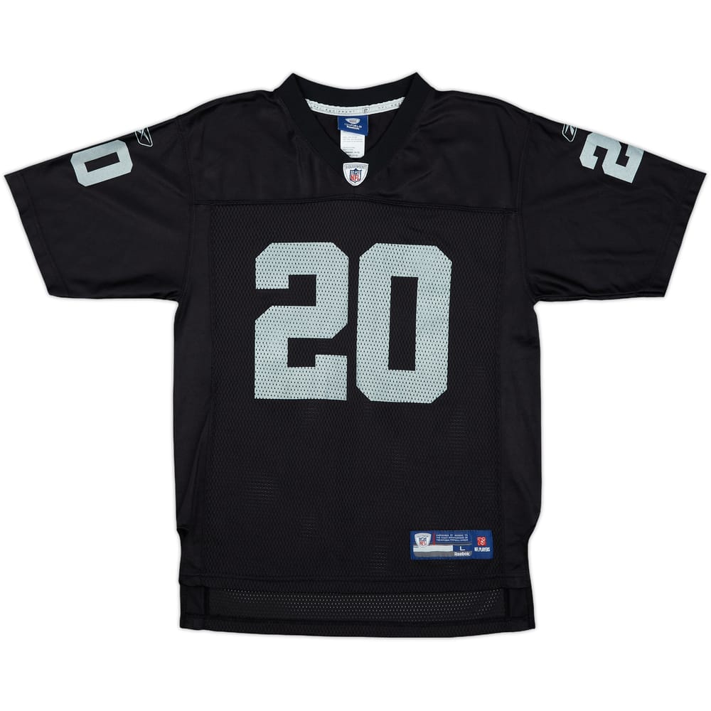 2008-11 Oakland Raiders McFadden #20 Reebok On Field Home Jersey - 9/10 - (L.Boys)