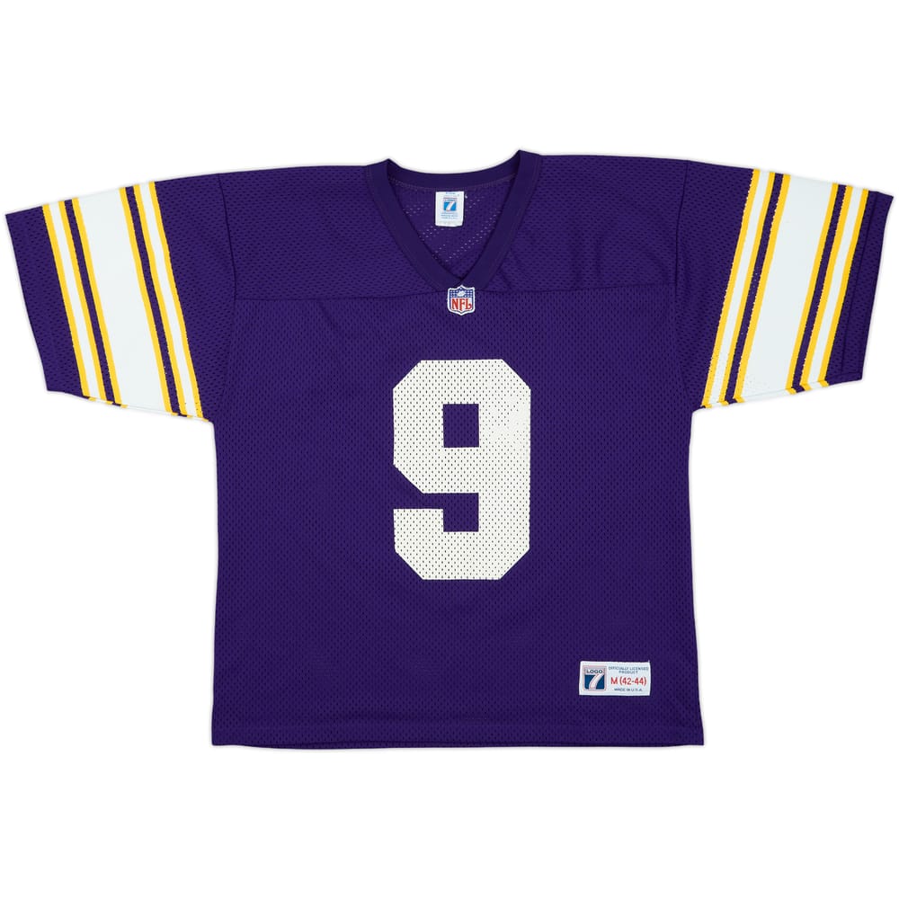 1993 Minnesota Vikings McMahon #9 Logo 7 Home Jersey - 8/10 - (M)