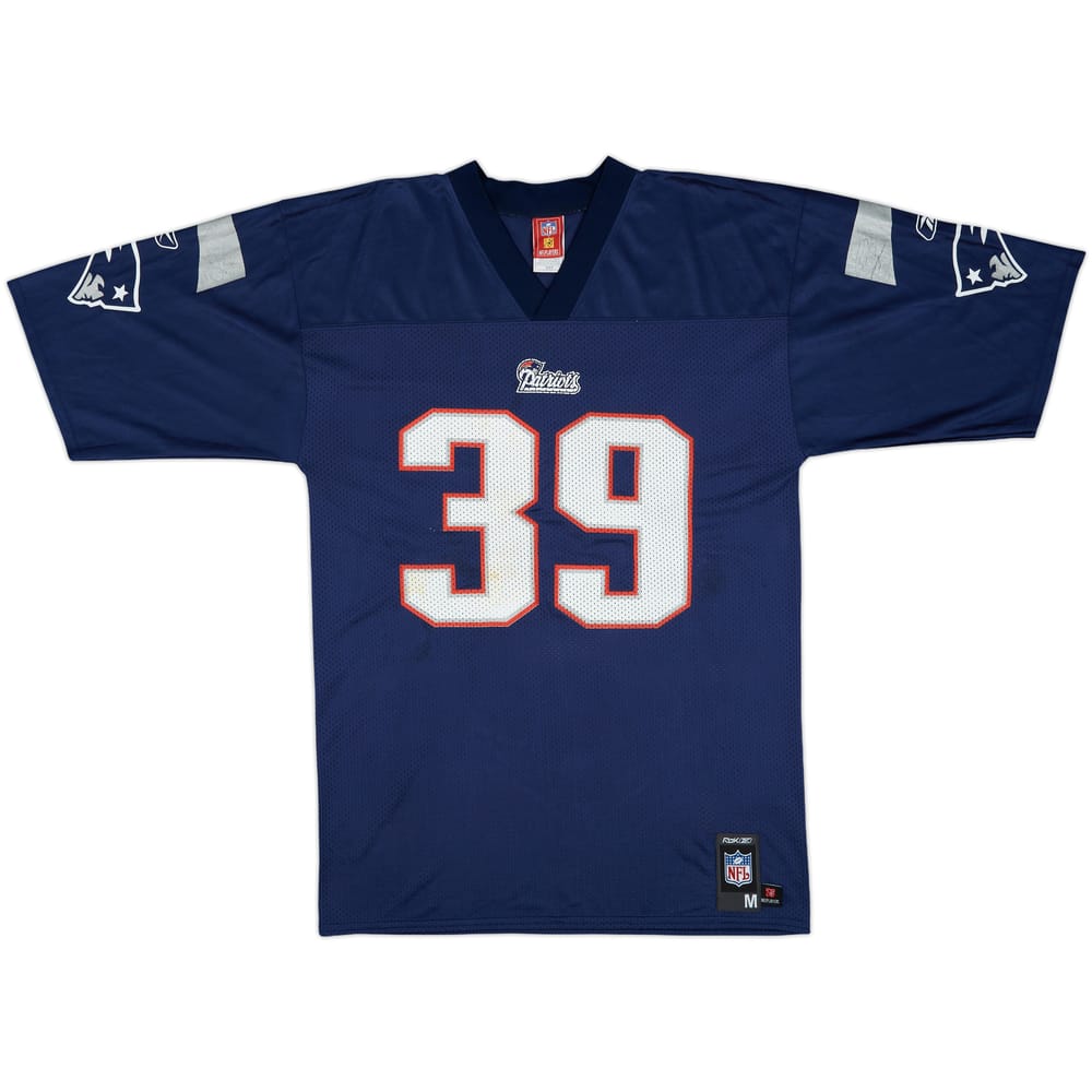 2007 New England Patriots Maroney #39 Reebok Replica Home Jersey - 5/10 - (M)