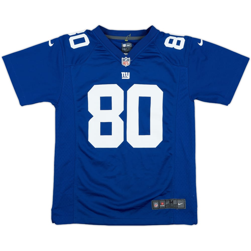 2012-16 New York Giants Cruz #80 Nike Game Home Jersey - 6/10 - (M.Boys)