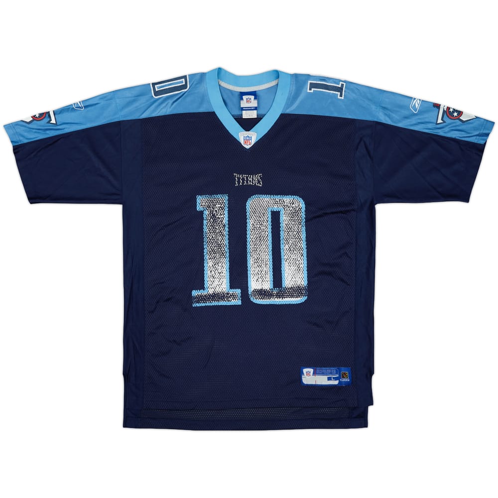 2006 Tennessee Titans Young #10 Reebok On Field Home Jersey - 5/10 - (L)