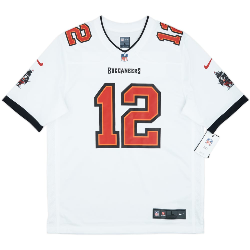 2020-22 Tampa Bay Buccaneers Brady #12 Nike Game Away Jersey (L)