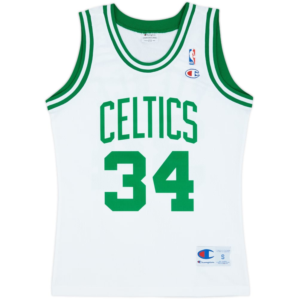 1998-06 Boston Celtics Pierce #34 Champion Home Jersey - 9/10 - (S)