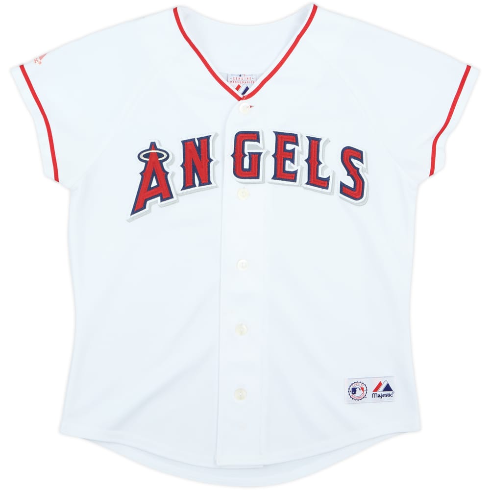 2003-08 LA Angels Majestic Home Jersey Womens - 7/10 - (M)