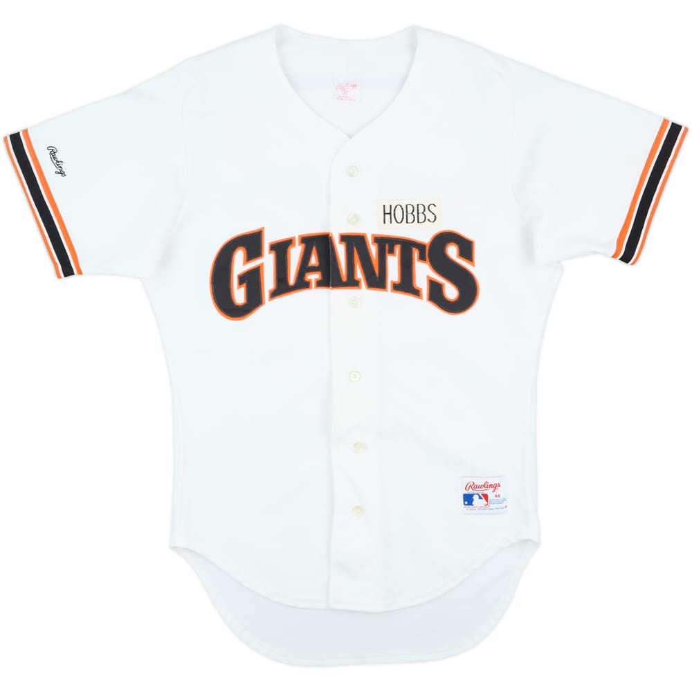 1987-93 San Francisco Giants Rand #24 Rawlings Authentic Home Jersey - 7/10 - (M)