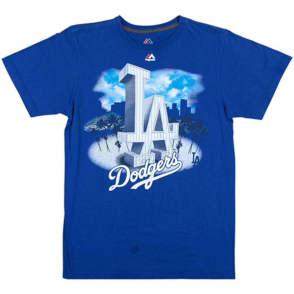 2015 LA Dodgers Majestic Graphic Tee - 6/10 - (M)