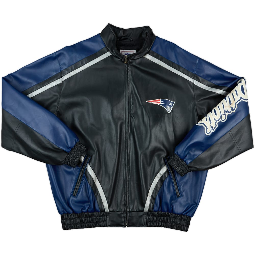 2000s New England Patriots NFL Leather Jacket - 8/10 - (L)