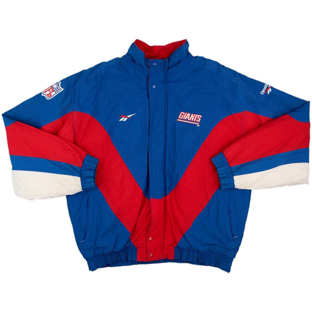 1990s New York Giants Reebok Rain Coat - 8/10 - (XL)