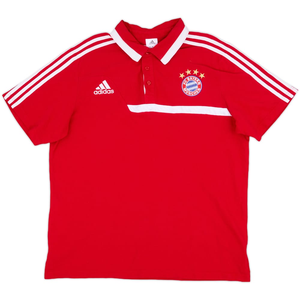 2013-14 Bayern Munich adidas Polo Shirt - 9/10 - (XXL)