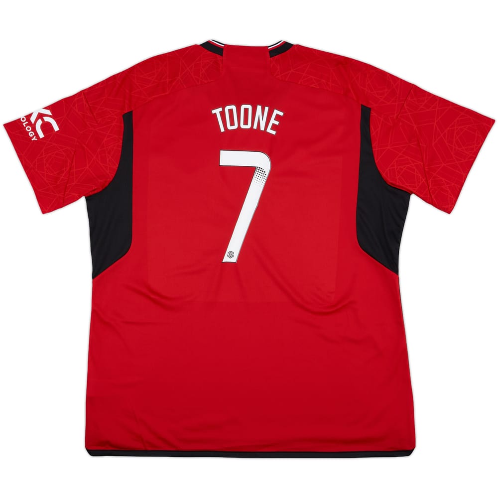 2023-24 Manchester United Home Shirt Toone #7 (XXL)