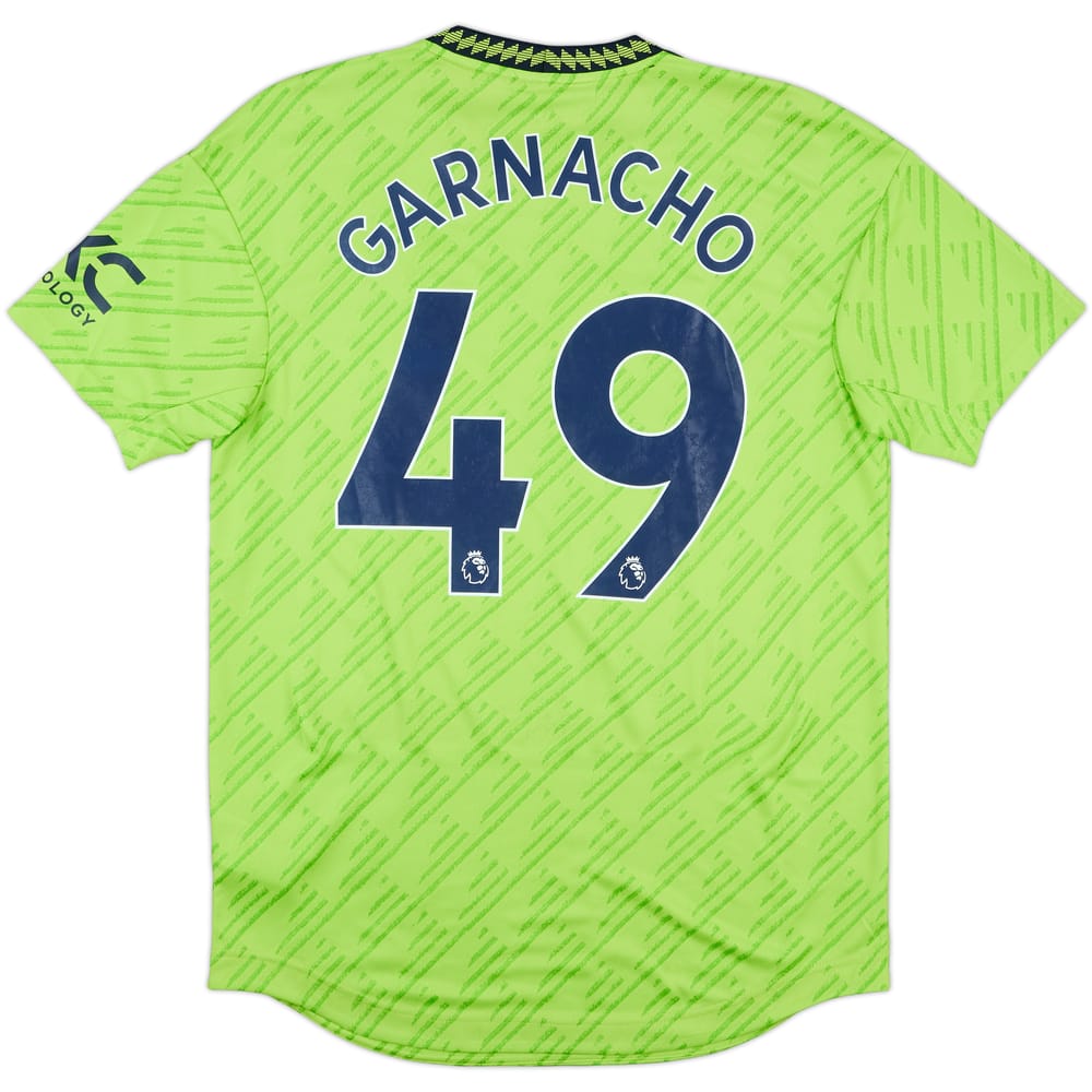 2022-23 Manchester United Authentic Third Garnacho #49 - 8/10 - (M)