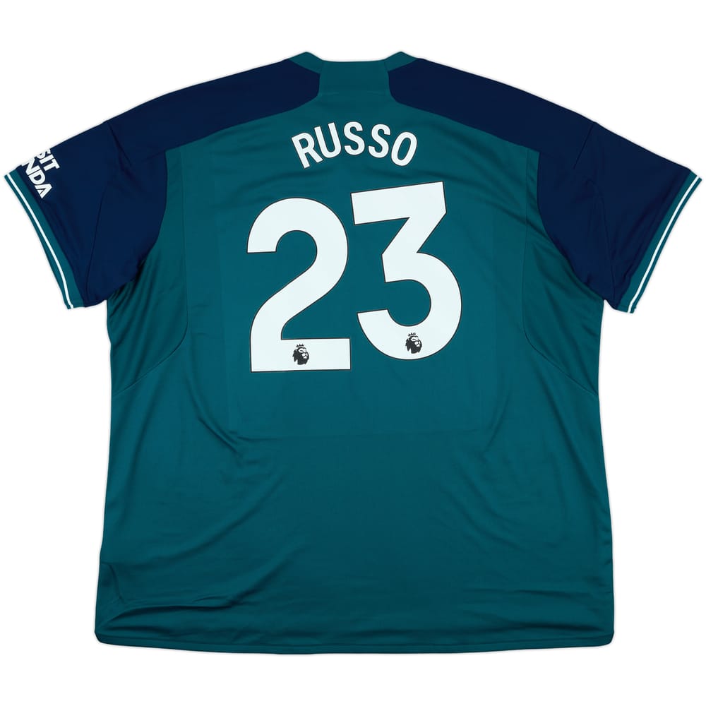 2023-24 Arsenal Third Shirt Russo #23 (3XL)