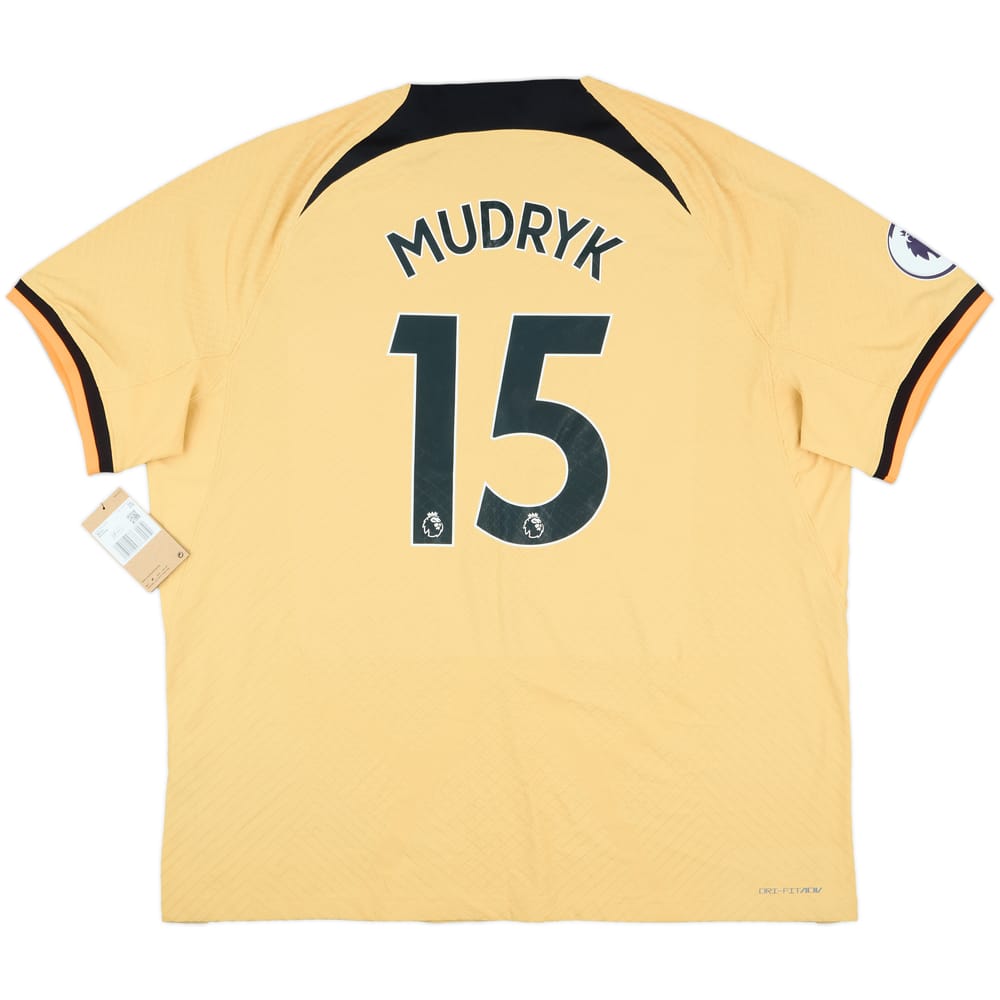 2022-23 Chelsea Authentic Third Shirt Mudryk #15 (3XL)
