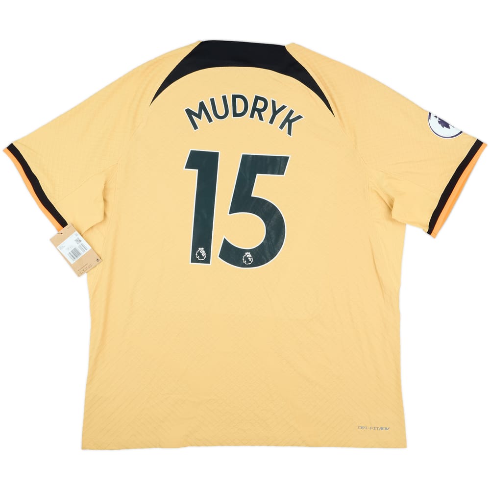 2022-23 Chelsea Authentic Third Shirt Mudryk #15 (XXL)