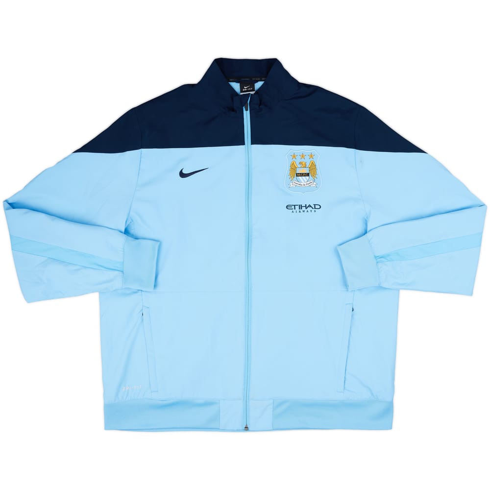 2013-14 Manchester City Nike Track Jacket - 7/10 - (XL)