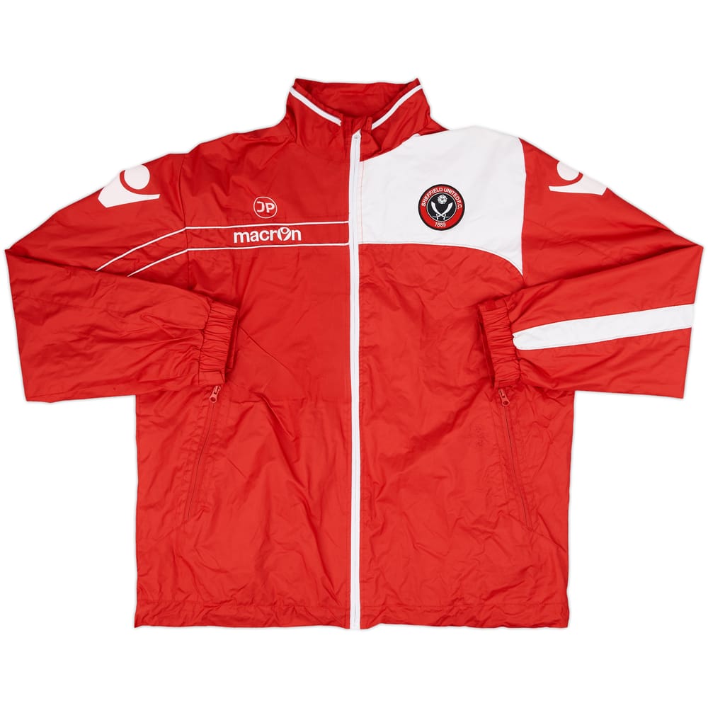 2011-12 Sheffield United Staff Issue Macron Rain Jacket JP - 6/10 - (XL)