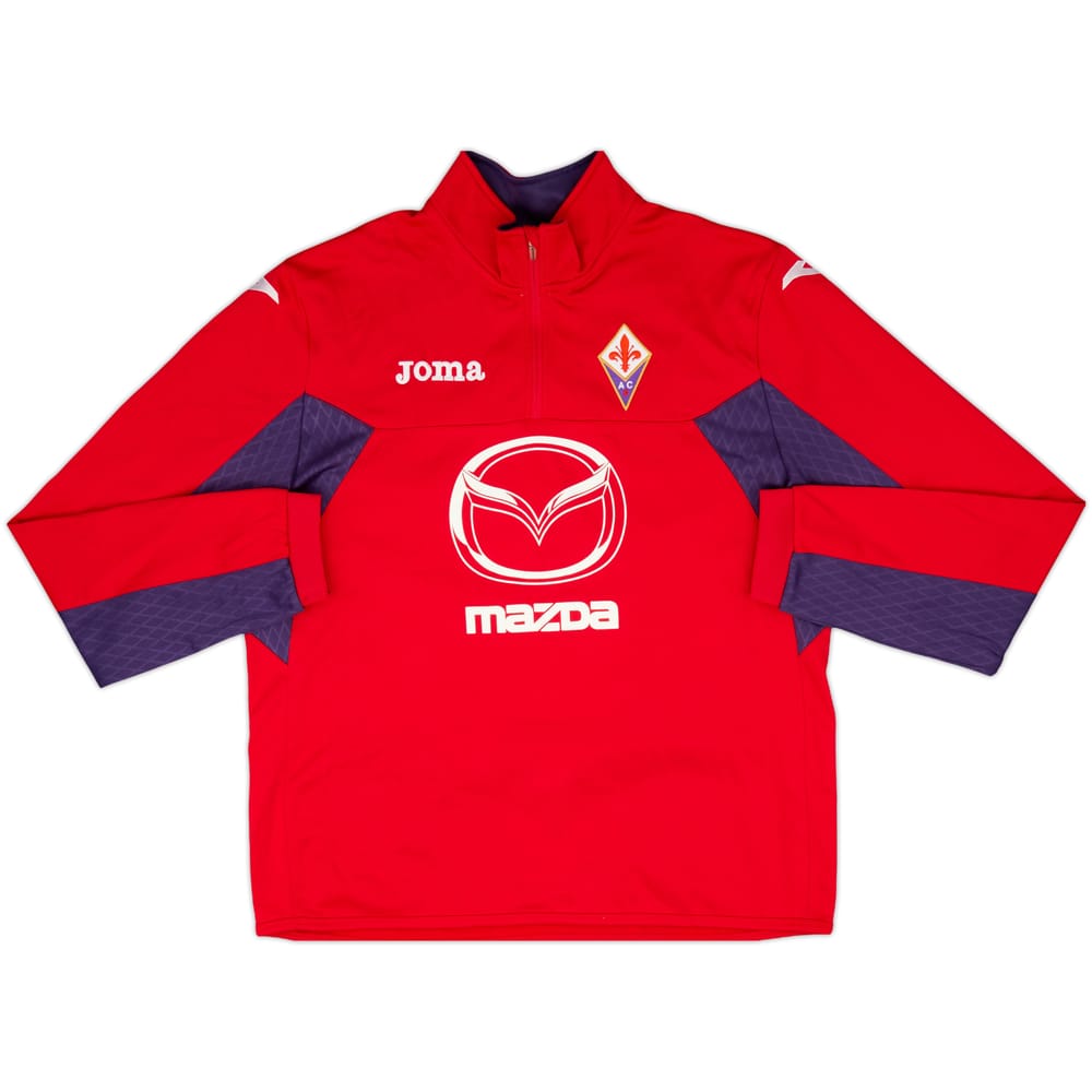 2012-13 Fiorentina Joma 1/4 Zip Drill Top - 8/10 - (XL)