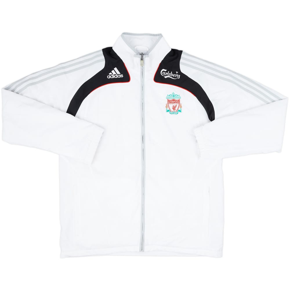 2008-09 Liverpool adidas Track Jacket - 9/10 - (L)