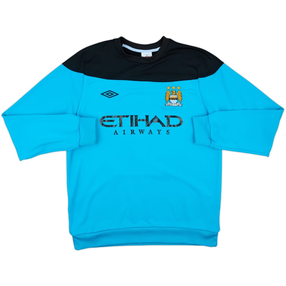 2010-11 Manchester City Umbro Sweat Top - 7/10 - (XL)